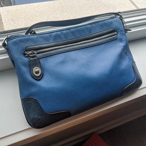 Real Coach - Blue crossbody Bag